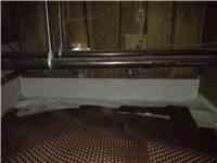 <p>The process of adding the CleanSpace begins with first placing a dimpled polyethylene membrane under the liner, this allows water to flow to a sump in the crawlspace.</p>