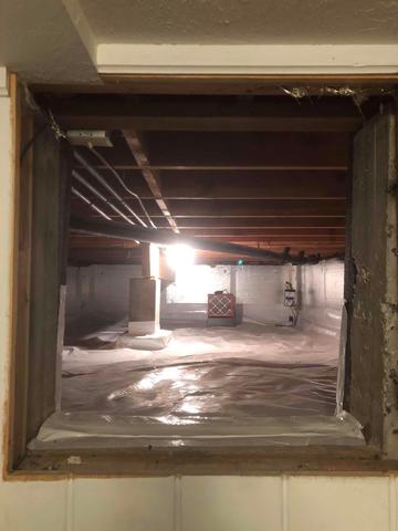 Finished Crawlspace