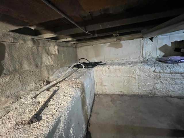 Basement Waterproofing (Before)