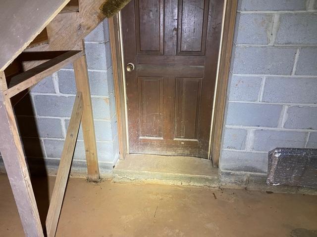 Doorway Water Damage