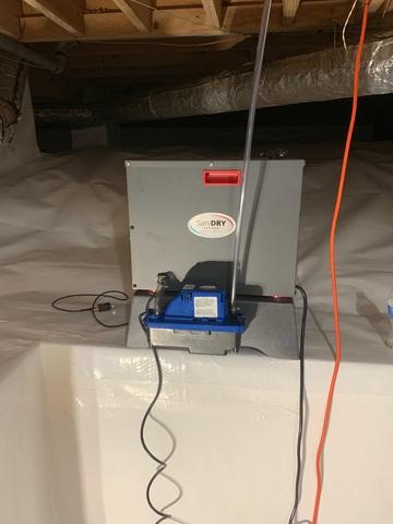 Crawl Space Dehumidifier