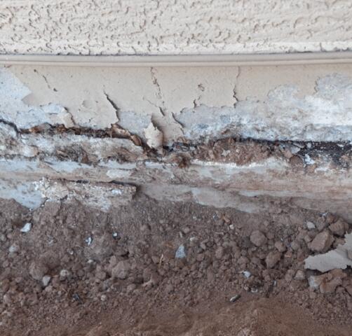 Stem Wall Repair Process: Spalling Concrete