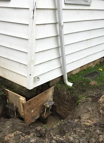 Helical Pier Installation