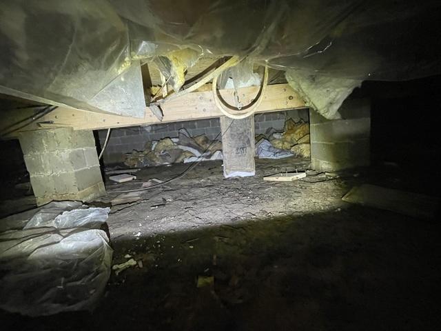 Crawl Space Before