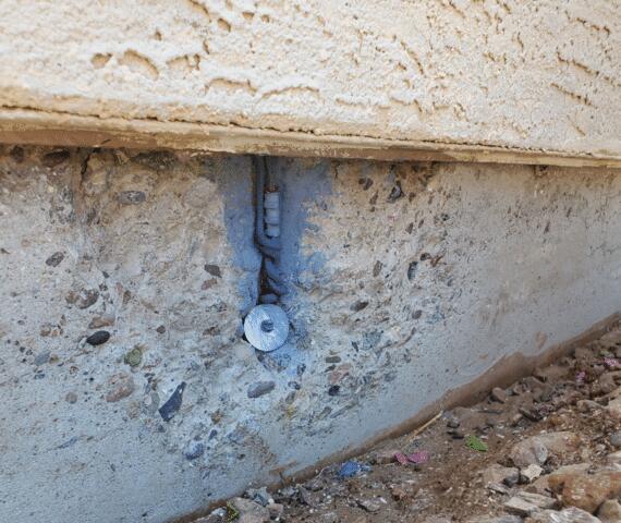 Stem Wall Repair: Tie-Down Straps Replacement