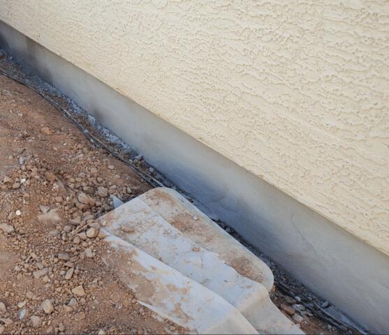 After Concrete Stem Wall Repair