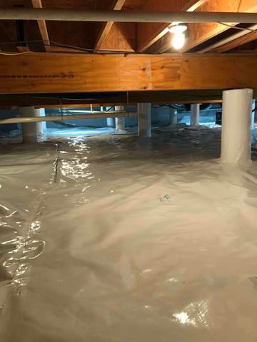 Crawl Space Moisture Barrier