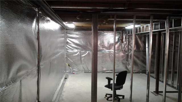 Insulated Basement with ThermalDry