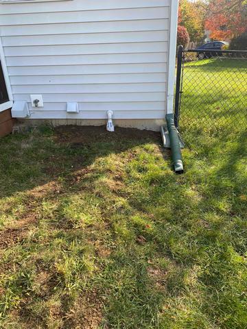Sump Pump Discharge Line