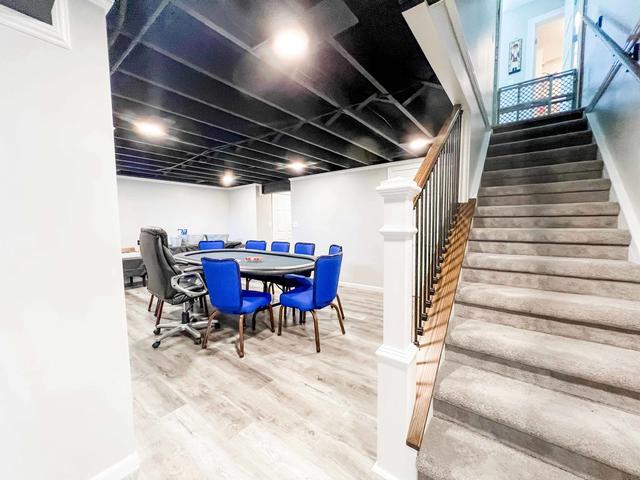 Poker Table and stairs