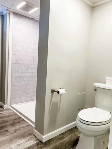 Basement Bathroom with shower