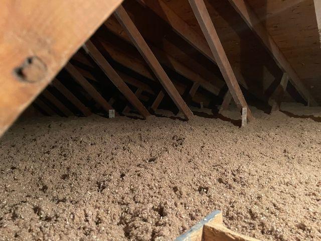 New Attic Insulation after Air Sealing