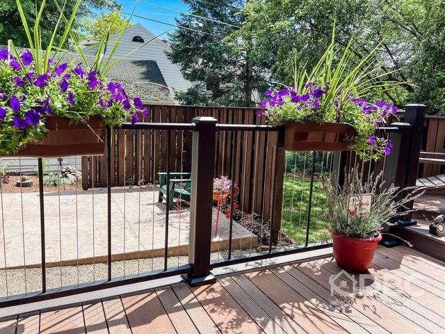 Railing With Planter Boxes