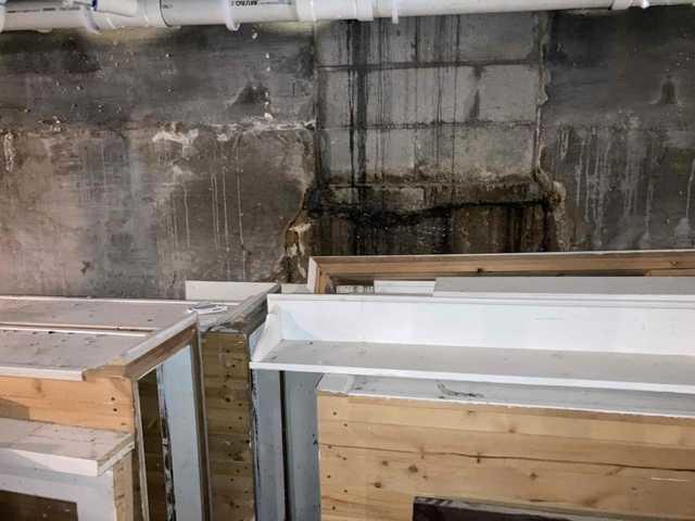 Basement Waterproofing (Before)