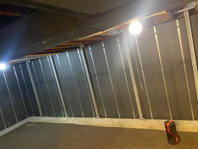 PowerBrace Stabilizes Basement Walls