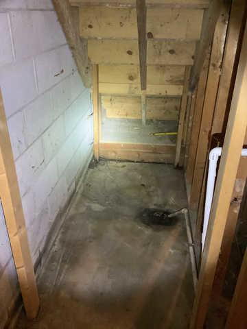 Waterproofing and Foundation Repair (Before)