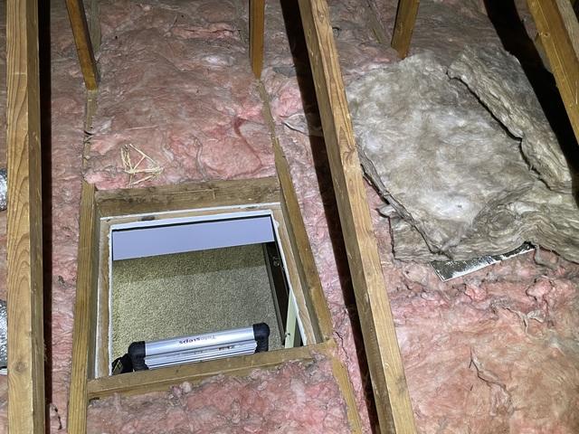 Attic hatch cover