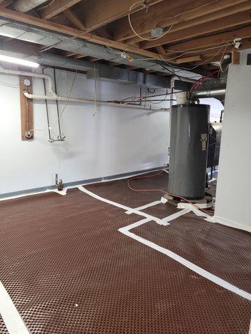 Waterproofed Basement