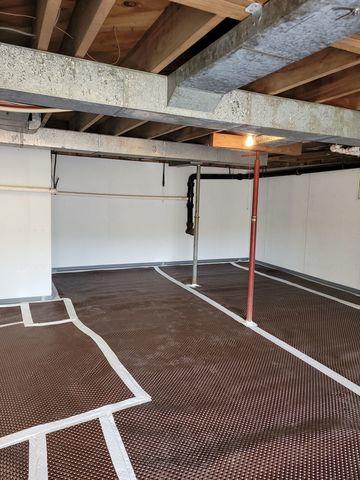 Waterproofed Basement