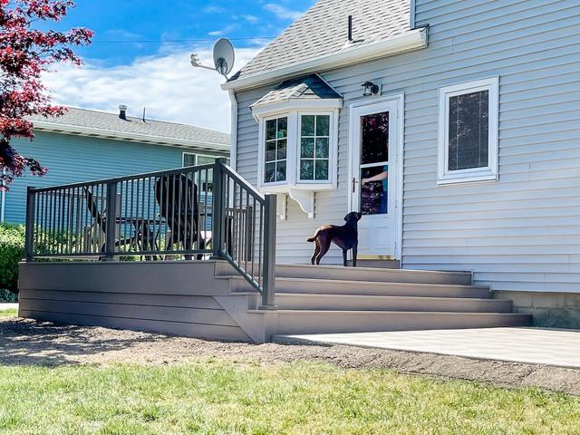 Backyard deck