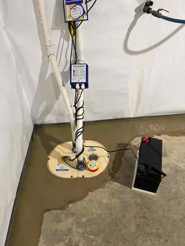 We installed a TripleSafe sump pump to keep the basement dry