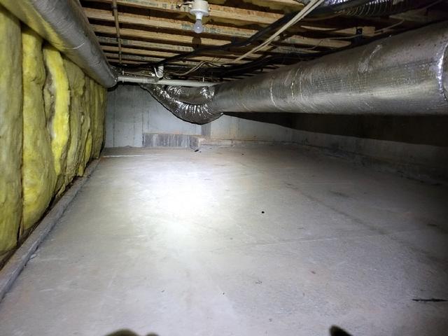 Exposed Crawl Space