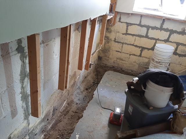 Trench is cleaned