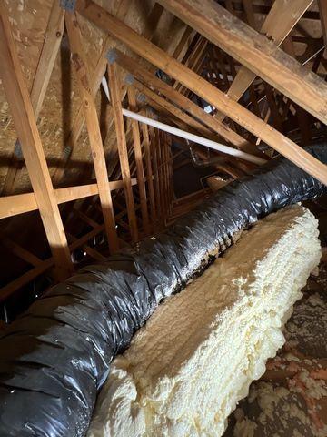 HVAC Duct Spray Foam