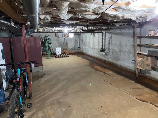 Basement in Rye, NH rescued from water leaking in.