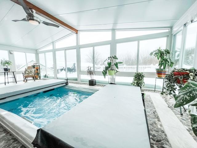 Swim Spa in Sunroom