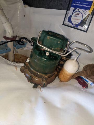 Dirty Sump Pump