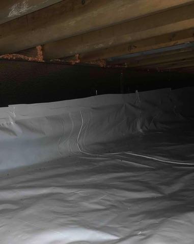 Crawl Space Vapor Barrier and Insulation