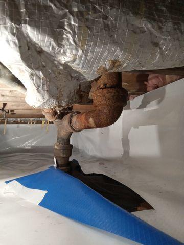 Crawl Space Encapsulation Pier Wrapping and Sealing Southfield, Mi