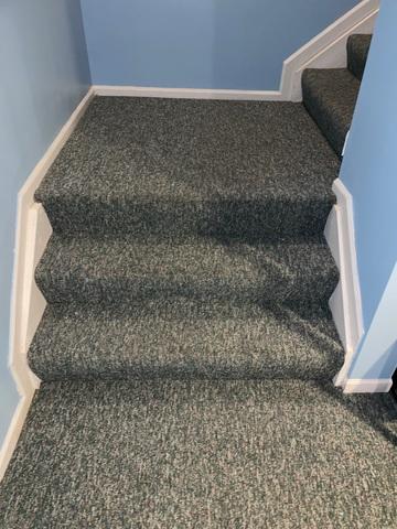 Here we have a finished image of the same stairs reinstalled for a perfectly seamless finish