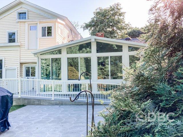 Exterior Sunroom addition