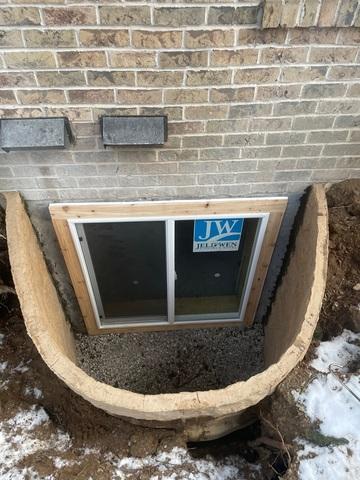 Beautiful Egress Window for Basement