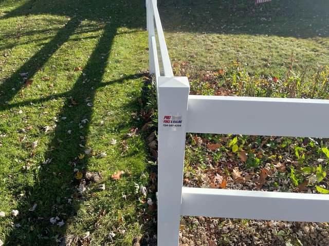 White Vinyl 2 Rail Horse Fence