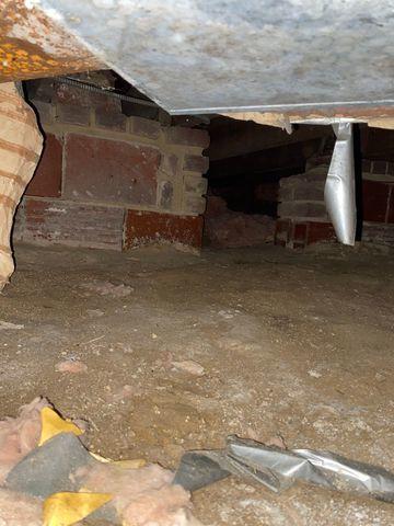 Wet Crawl Space Floors and Walls