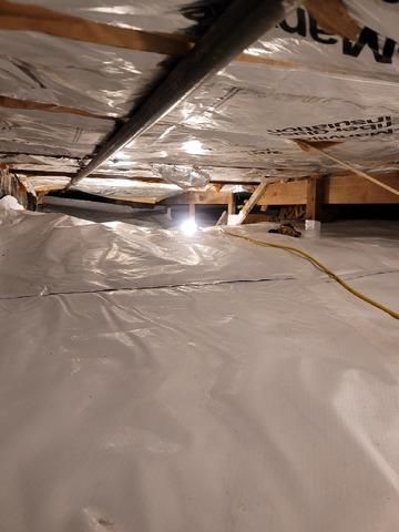 After Crawlspace Encapsulation