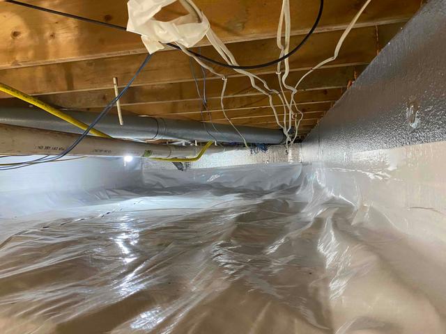 Crawl Space Vapor Barrier and Insulation