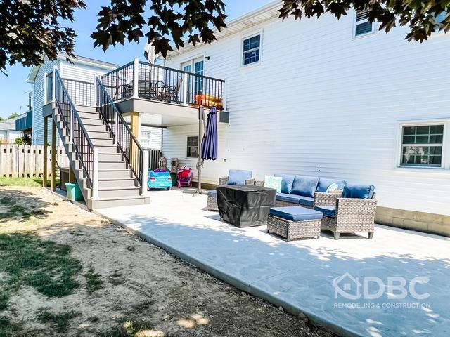 Backyard Deck and Patio