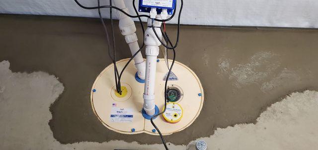 TripleSafe Sump Pump System Protects Basement from Pools of Water