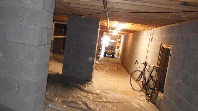 Storage in Crawl Space