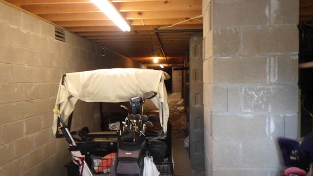 Storage in Crawl Space