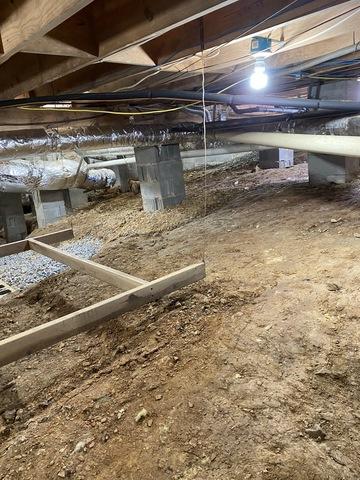 Damp Crawl Space