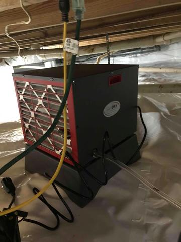 Crawl Space Dehumidifier