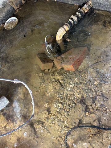 The failed sump pump resulted in standing water  This promotes mildew, mold and allows the crawl space air to have more moisture in it than it should.