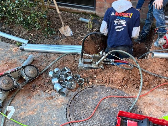 Foundation Pier installation