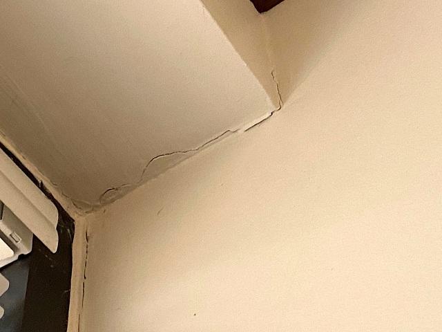 Interior Wall Crack