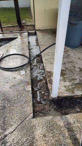 Cutting Out Old Channel Drains
